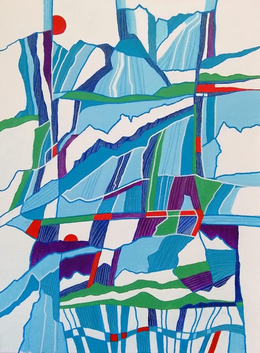 winter berglandschaft 
